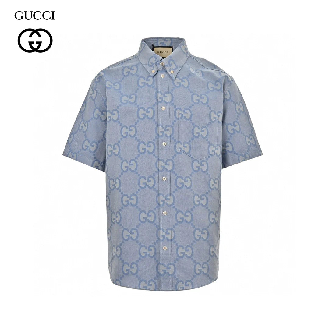 Chemise en jean à logo Gucci