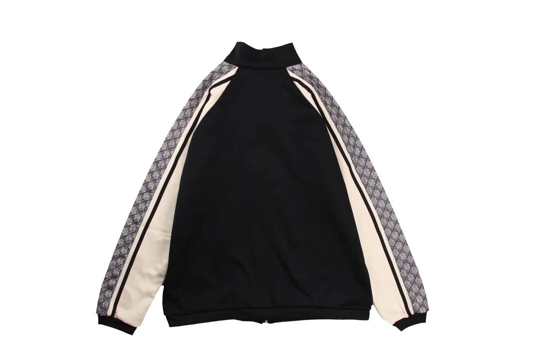 Veste Gucci GG Supreme Stripe Track Black
