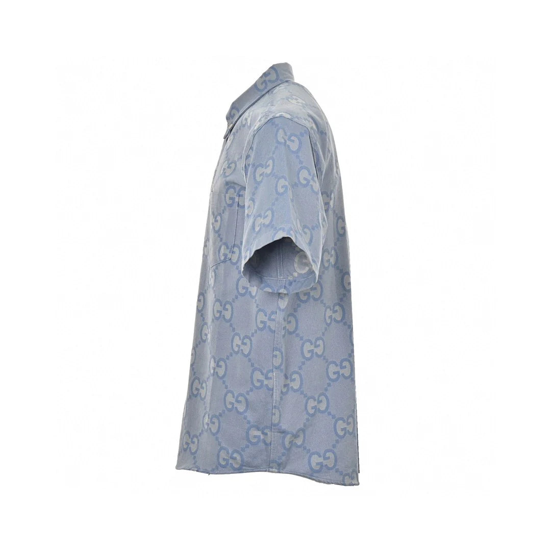 Chemise en jean à logo Gucci
