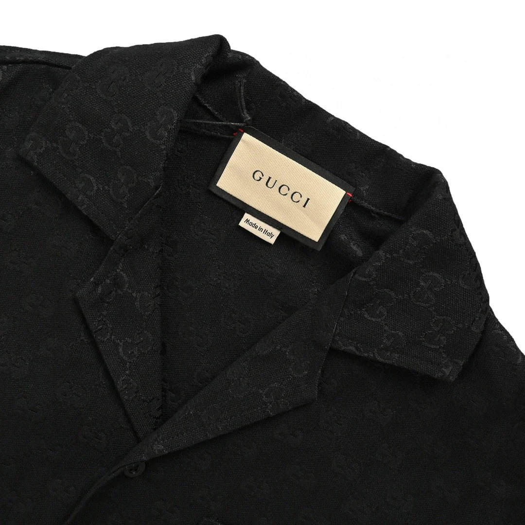 Chemise Gucci GG Monogram Noir