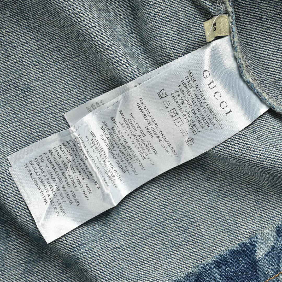 Chemise en jean à logo Gucci