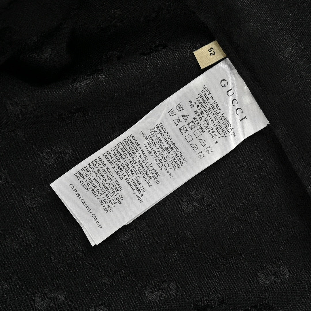 Chemise Gucci GG Monogram Noir