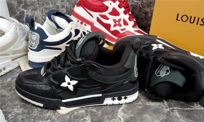LOUIS VUITTON LV SKATE SNEAKER NOIR ET BLANC