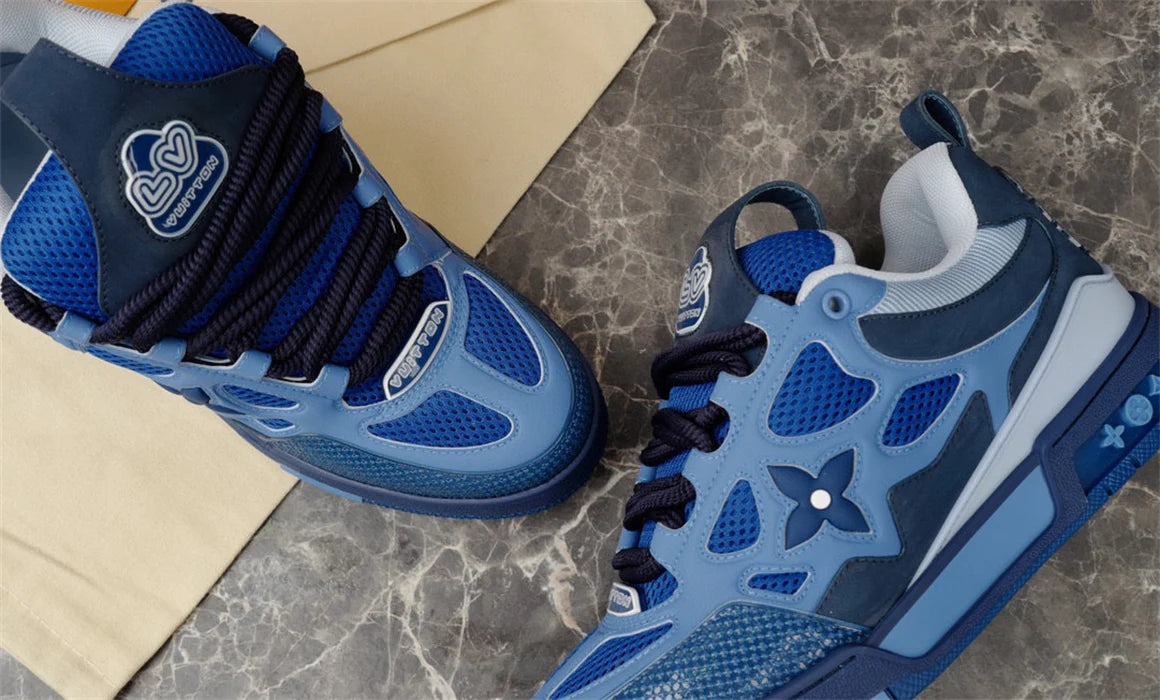 LOUIS VUITTON LV SKATE SNEAKER BLEU