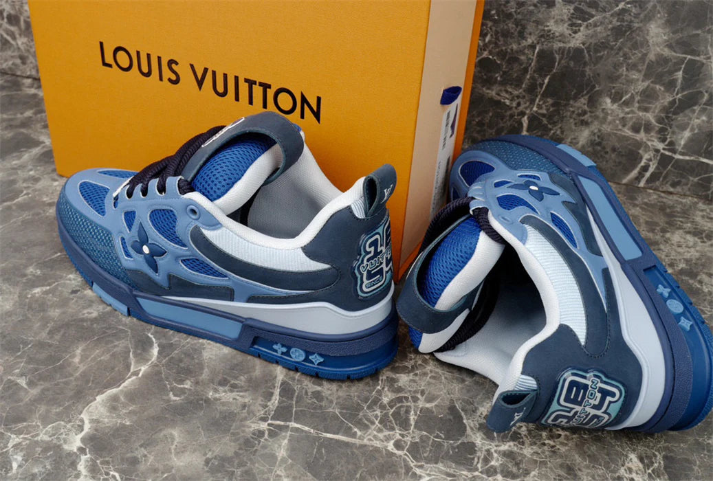 LOUIS VUITTON LV SKATE SNEAKER BLEU