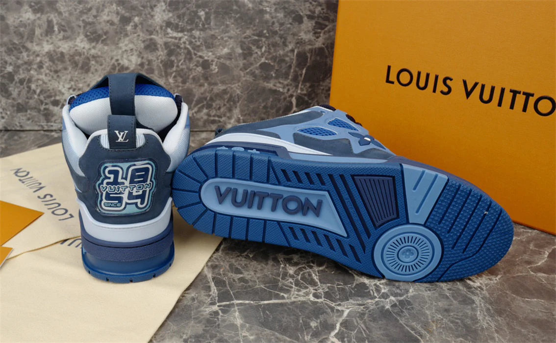LOUIS VUITTON LV SKATE SNEAKER BLEU