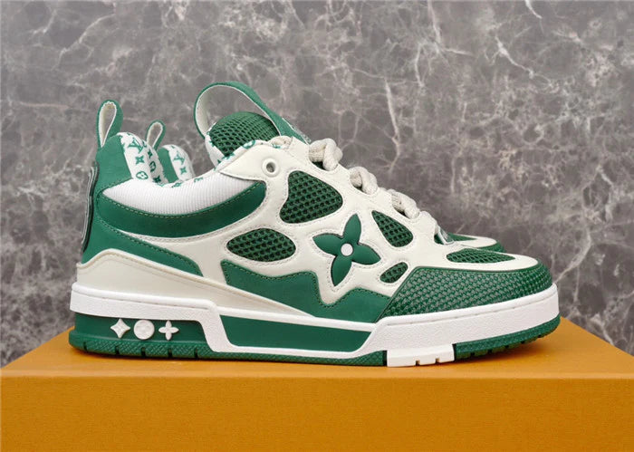 LOUIS VUITTON LV SKATE SNEAKER VERT BLANC