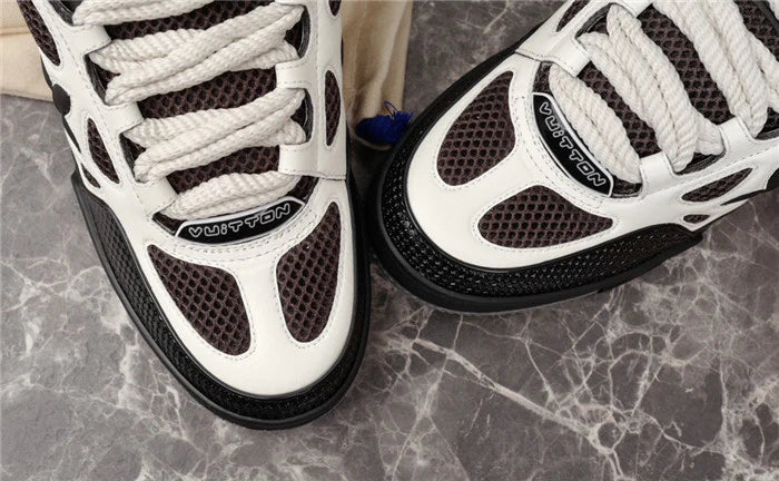 LOUIS VUITTON LV SKATE SNEAKER MARRON BEIGE