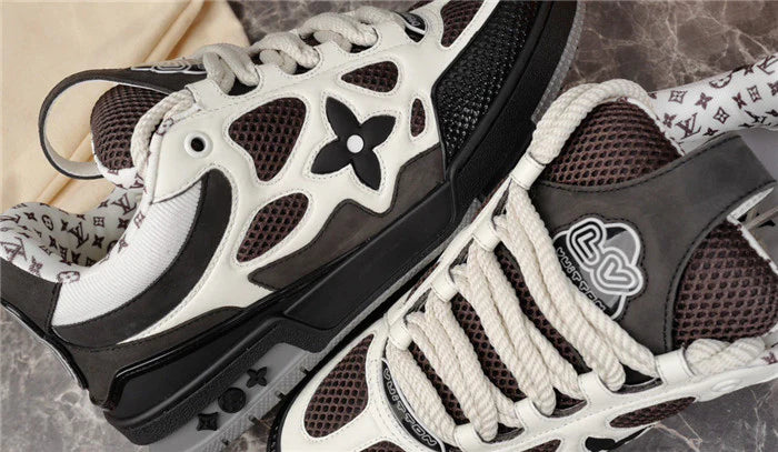 LOUIS VUITTON LV SKATE SNEAKER MARRON BEIGE