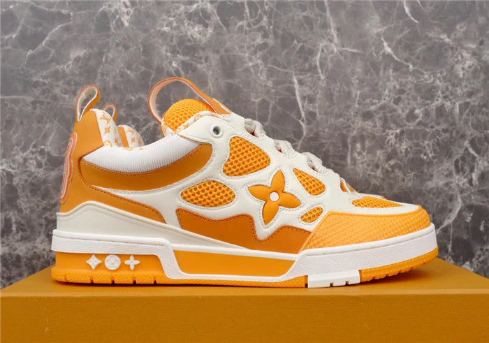 LOUIS VUITTON LV SKATE SNEAKER JAUNE BLANC