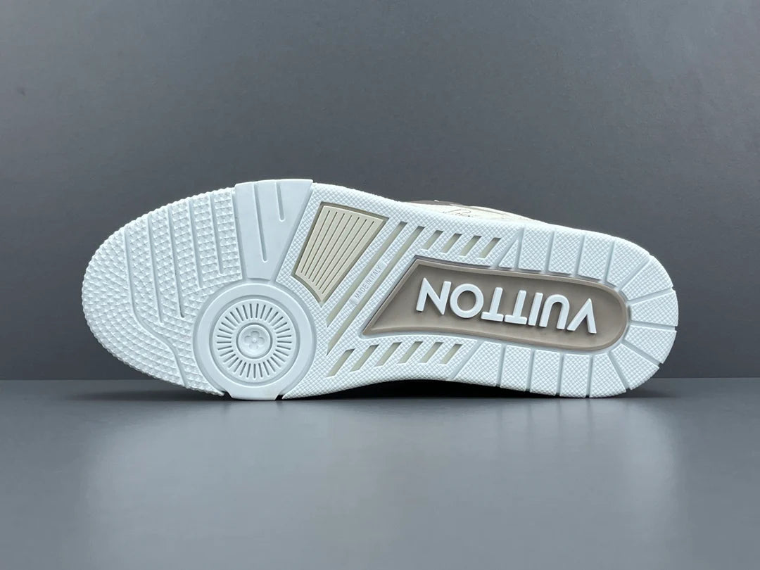 LOUIS VUITTON LV TRAINER SNEAKER BEIGE