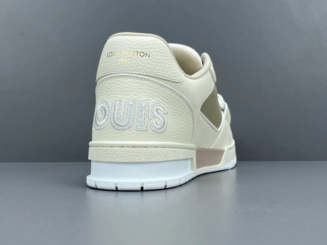 LOUIS VUITTON LV TRAINER SNEAKER BEIGE