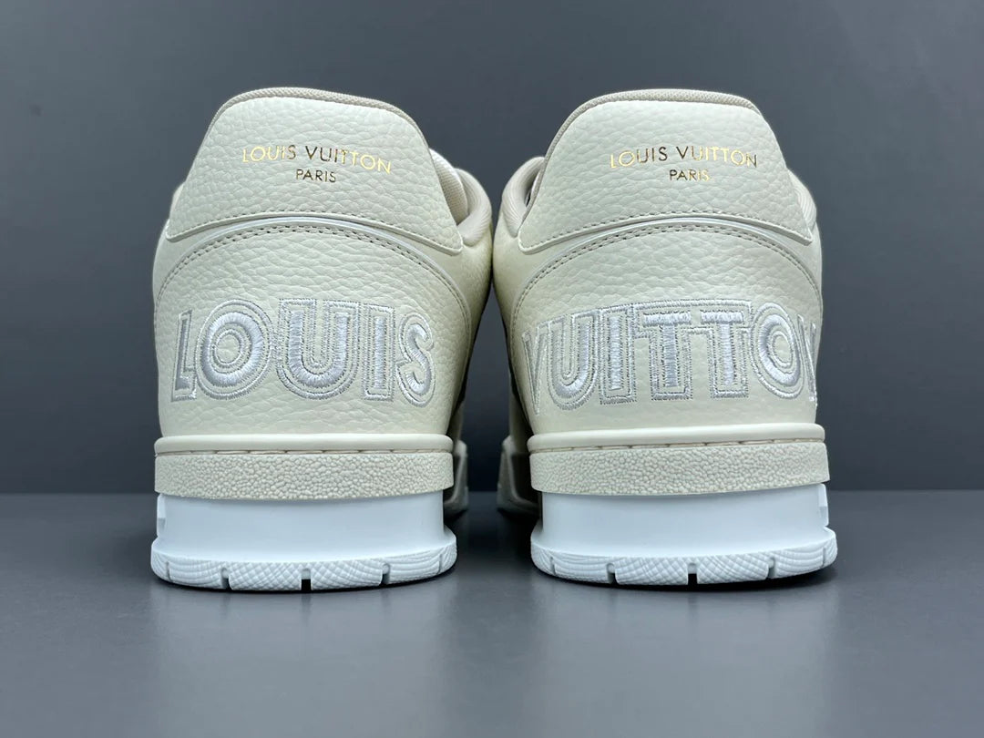 LOUIS VUITTON LV TRAINER SNEAKER BEIGE