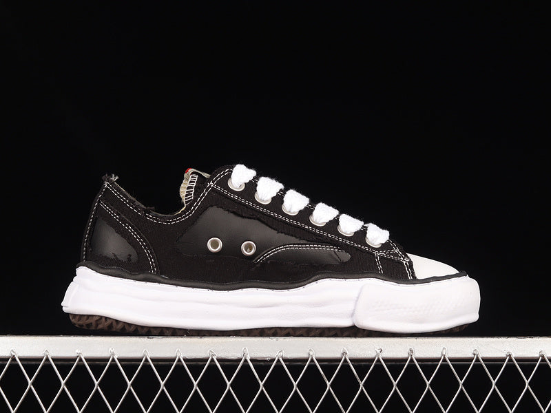 MIHARA YASUHIRO PETERSON OG SOLE CANVAS LOW BLACK