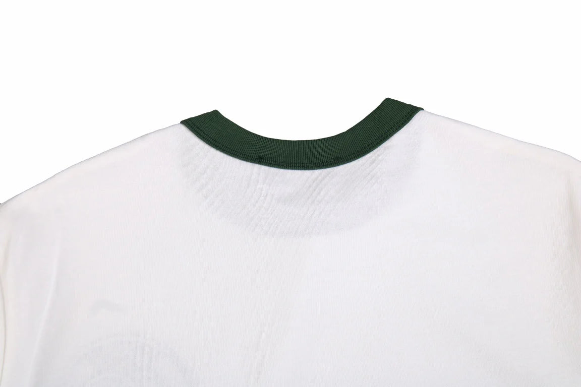 Gucci Polo Shirt with Embroidered Logo WHITE